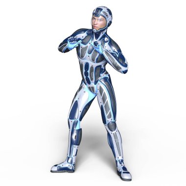 bir süper kahraman 3d cg render