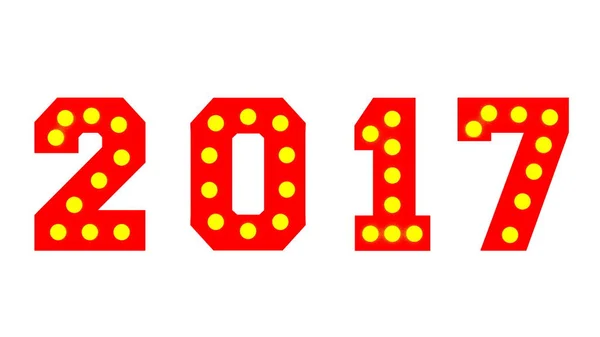Year of 2017 — Stock Photo, Image