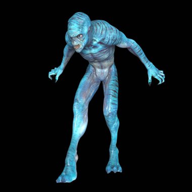 bir canavar 3d cg işleme