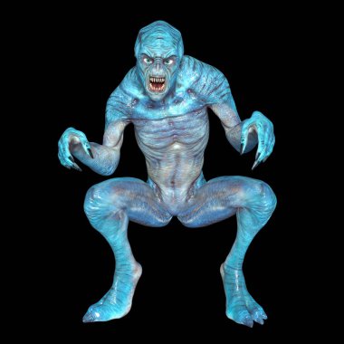 bir canavar 3d cg işleme