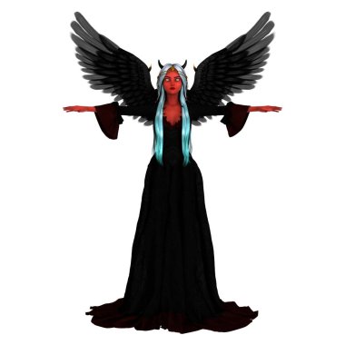 karanlık melek 3d cg render