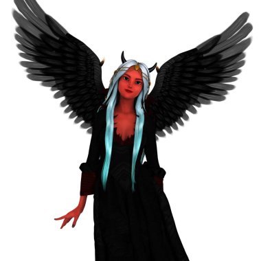 karanlık melek 3d cg render