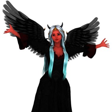 karanlık melek 3d cg render