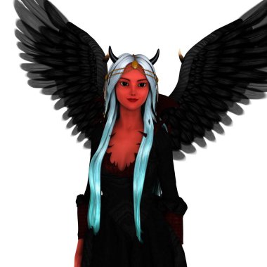 karanlık melek 3d cg render