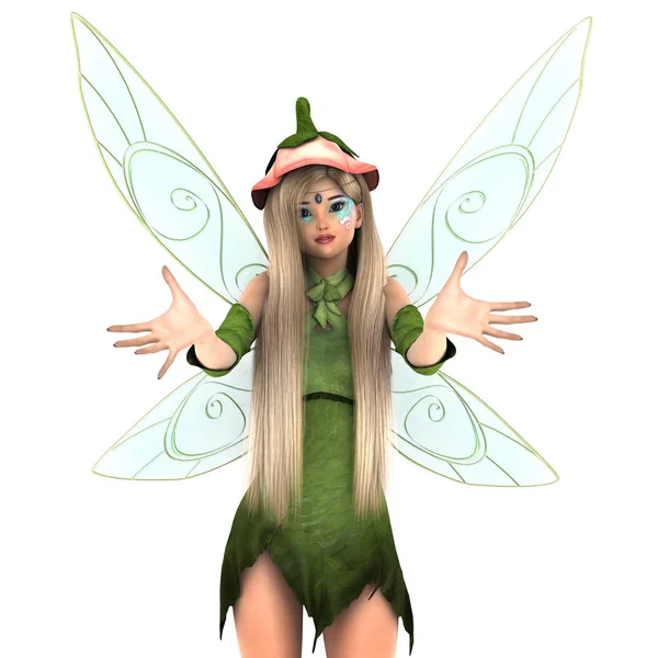 3D CG rendering of a fairy — Stock Photo, Image