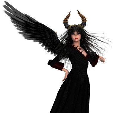bir peri Tanrı anne 3d cg render