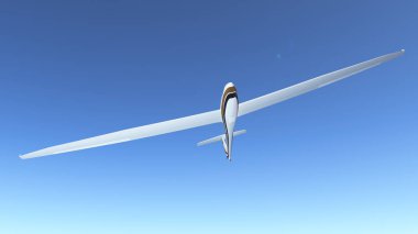 3d cg işleme bir planör