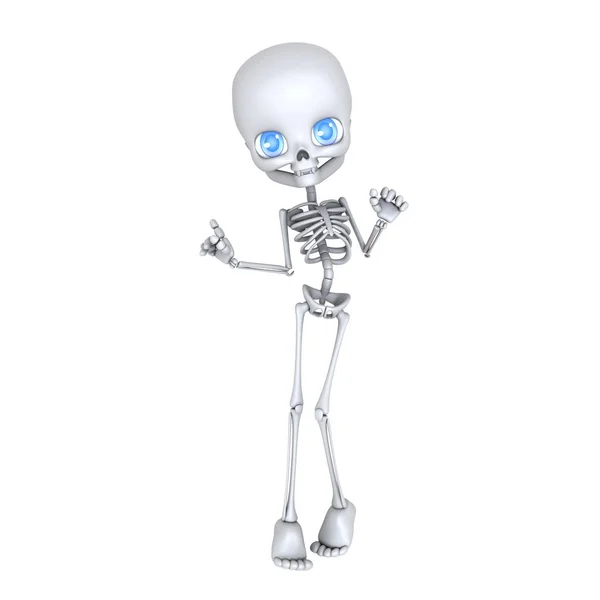 3D cg Darstellung eines Skeletts — Stockfoto