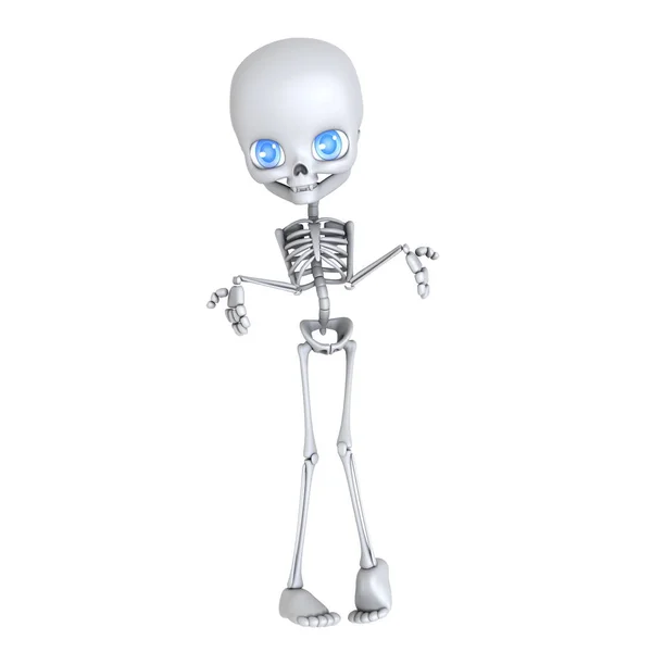 Απόδοσης 3D cg από σκελετό — Φωτογραφία Αρχείου