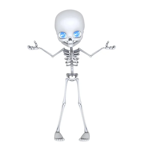 3d cg representación de un esqueleto —  Fotos de Stock
