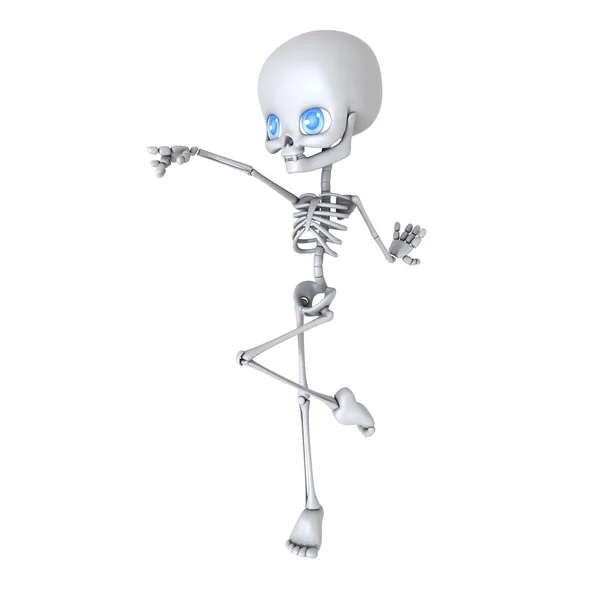 3D CG візуалізація скелета — стокове фото