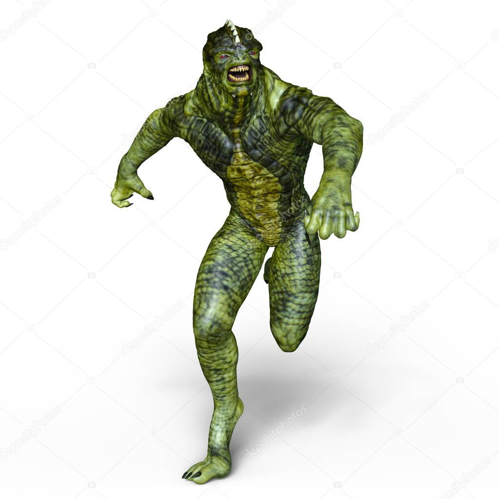 3D CG rendering of a monster