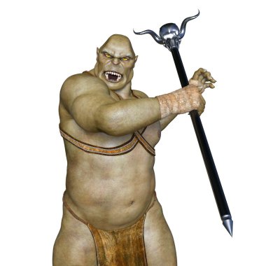 bir canavar 3d cg işleme