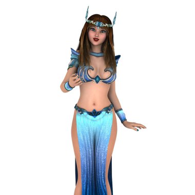 bir dansöz 3d cg render