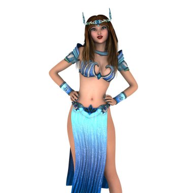 bir dansöz 3d cg render