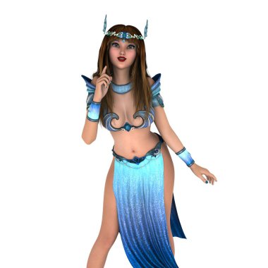 bir dansöz 3d cg render