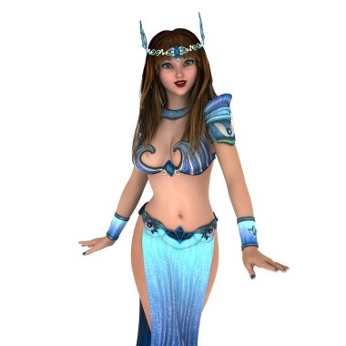 bir dansöz 3d cg render