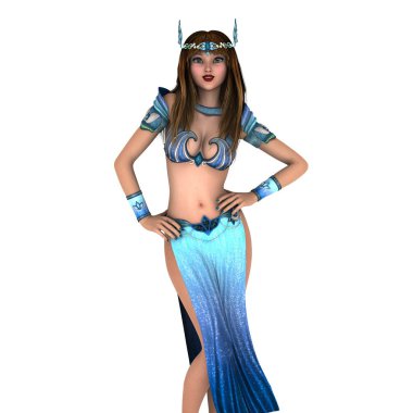 bir dansöz 3d cg render