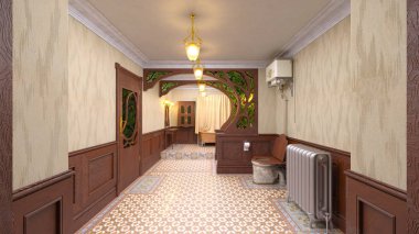 3d cg işleme bir banyo