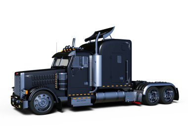 3d cg render bir römork