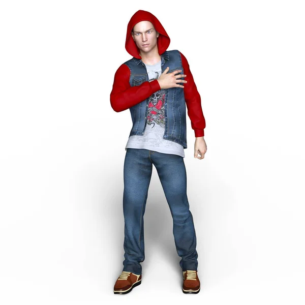 stock image 3D CG rendering of a young man