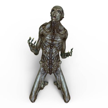 bir canavar 3d cg işleme