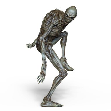 bir canavar 3d cg işleme