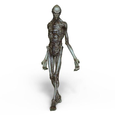 bir canavar 3d cg işleme