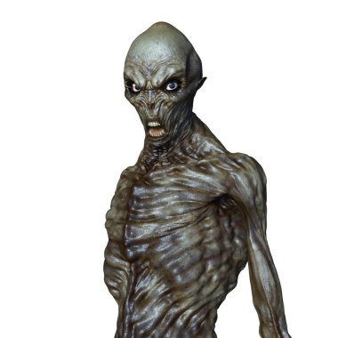 bir canavar 3d cg işleme