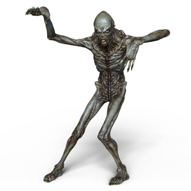 bir canavar 3d cg işleme