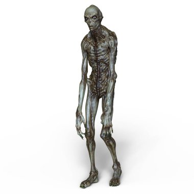 bir canavar 3d cg işleme