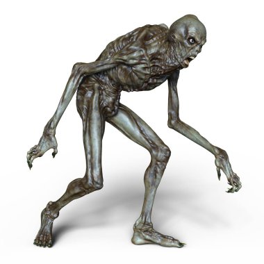 bir canavar 3d cg işleme