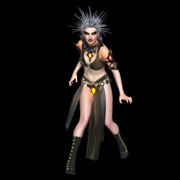 3D CG rendering of a female villain — Stock Photo, Image