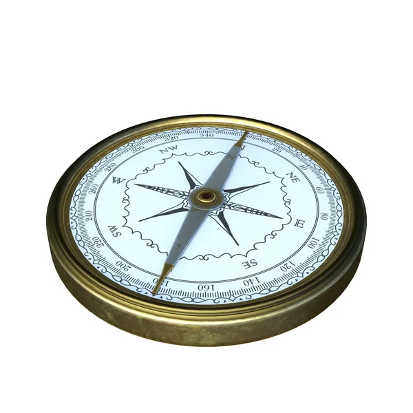 Render CG 3D dari kompas — Stok Foto