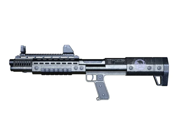 3D CG representación de un rifle de asalto — Foto de Stock