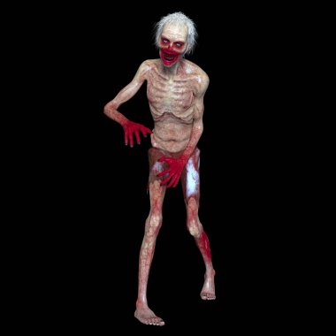 3d cg işleme bir zombi