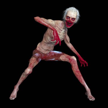 3d cg işleme bir zombi