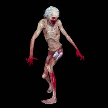 3d cg işleme bir zombi