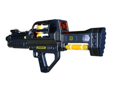 radyoaktivite silah 3d cg render