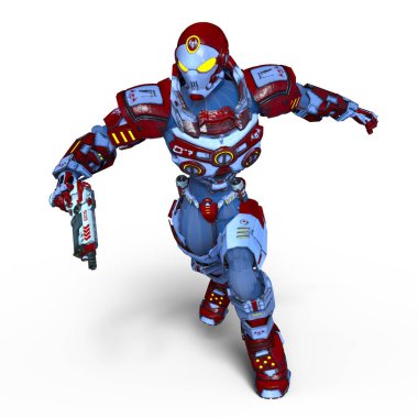 3d cg işleme bir robot