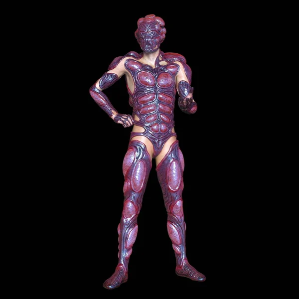 3D cg-rendering av en mutant man — Stockfoto