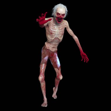 3d cg işleme bir zombi