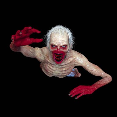 3d cg işleme bir zombi