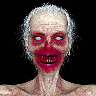 3d cg işleme bir zombi