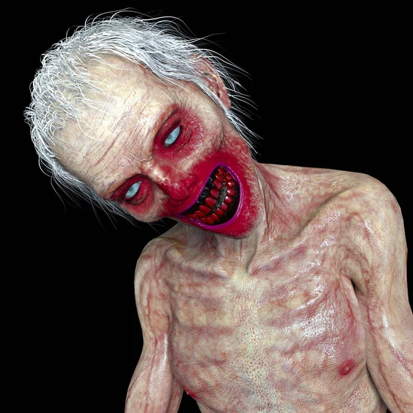 3D CG representación de un zombie —  Fotos de Stock