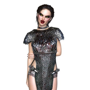 dişi bir vampir 3d cg render