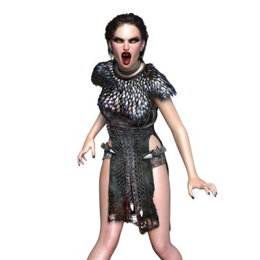 dişi bir vampir 3d cg render