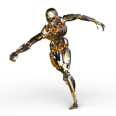 3d cg işleme bir robot