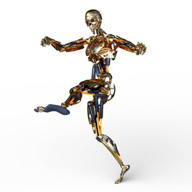 3d cg işleme bir robot