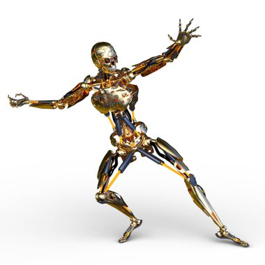 3d cg işleme bir robot